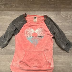 Roxy three quarter sleeve sweatshirt